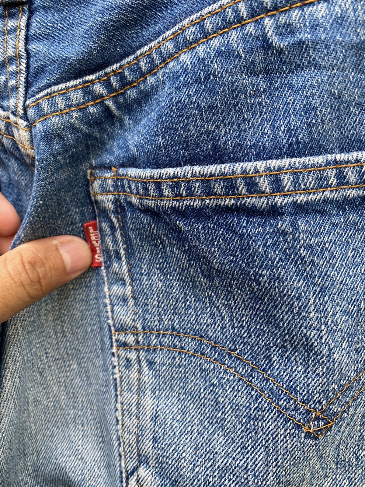Levi's × Levi's Vintage Clothing × Vintage size 32x30 vintage levi's 501 redline distressed denime USA Size US 32 / EU 48 - 3 Thumbnail