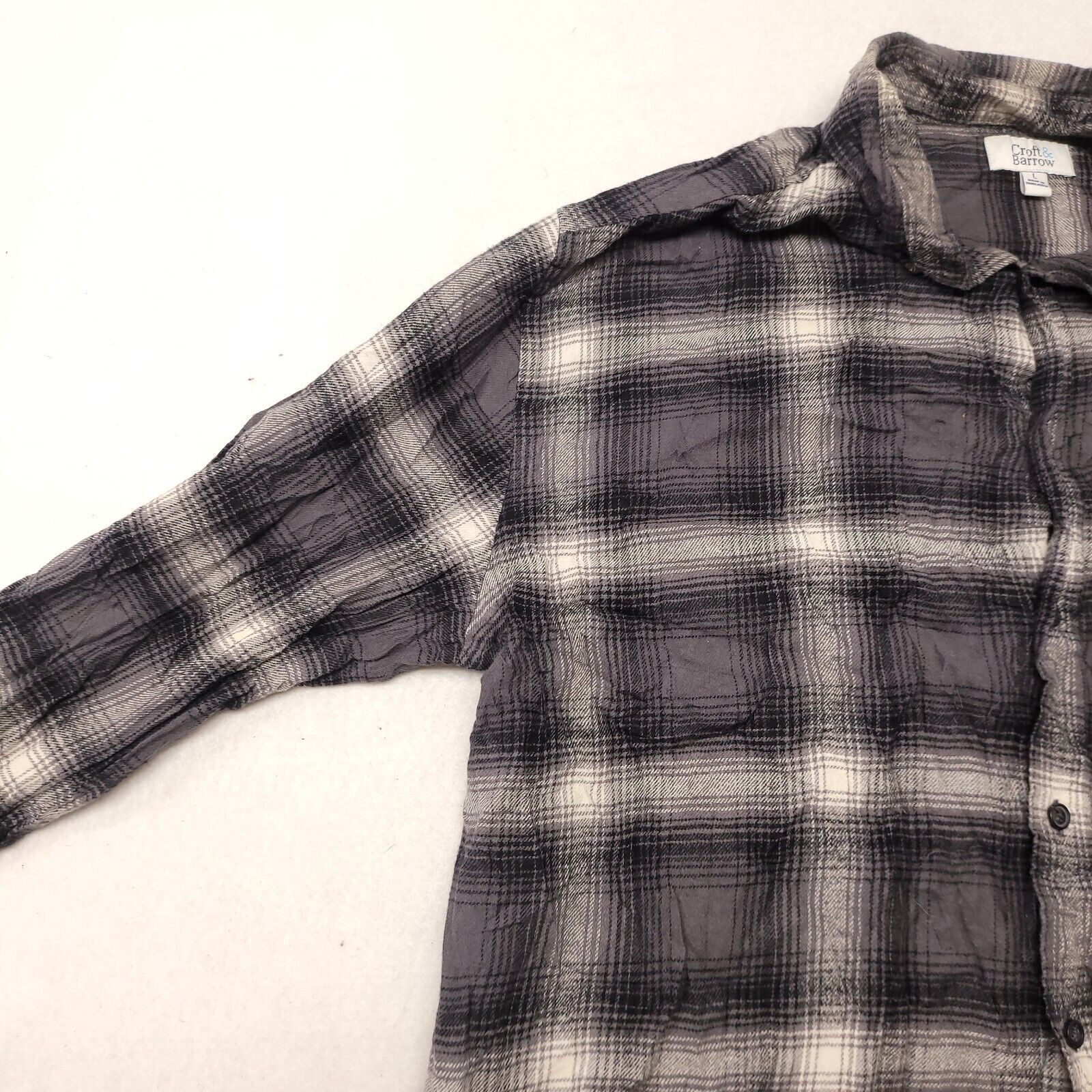 Croft & Barrow Croft & Barrow Tartan Flannel Button Up Shirt Mens Size L Size US L / EU 52-54 / 3 - 4 Thumbnail