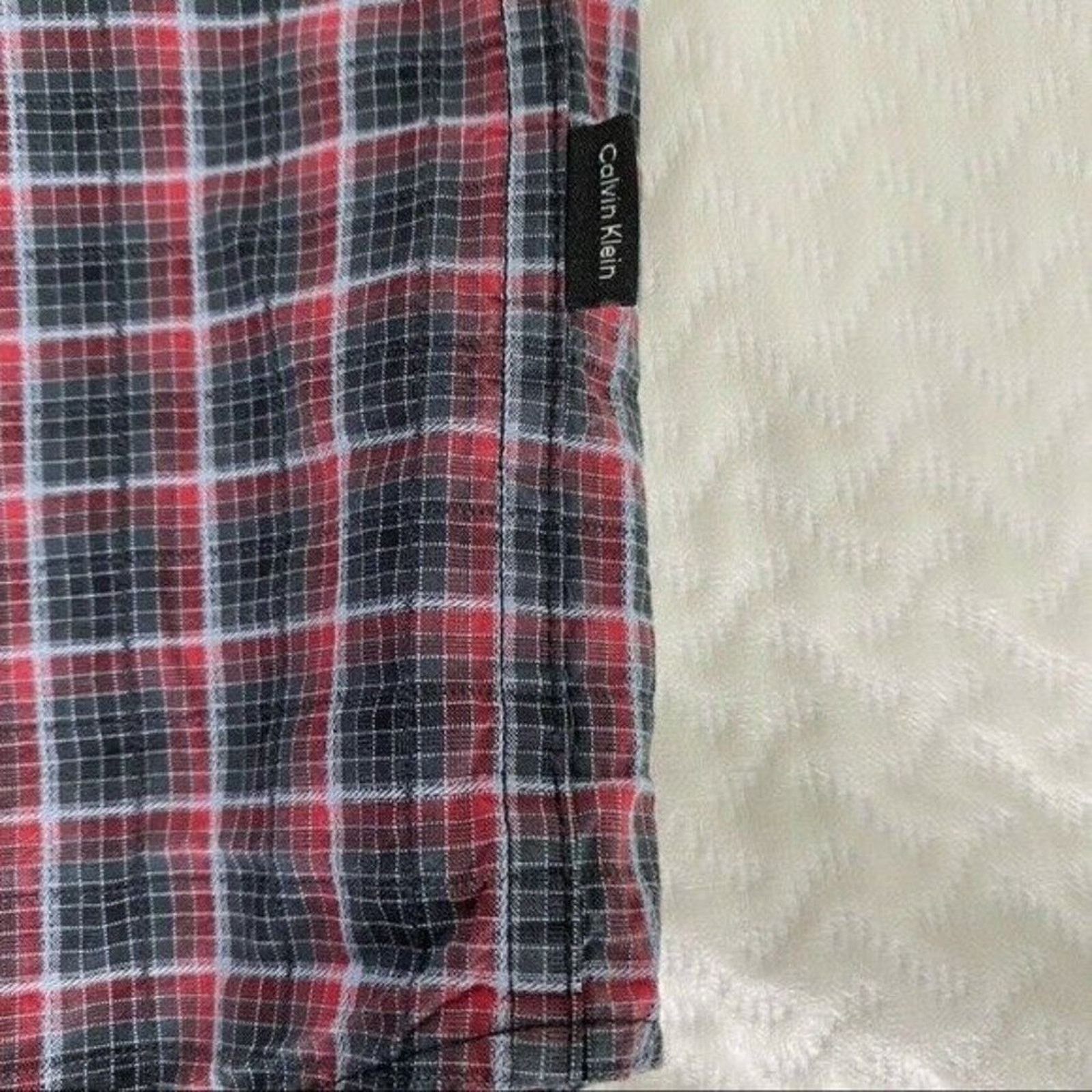 Calvin Klein Calvin Klein Men's Plaid Shirt, Size M Size US M / EU 48-50 / 2 - 11 Thumbnail
