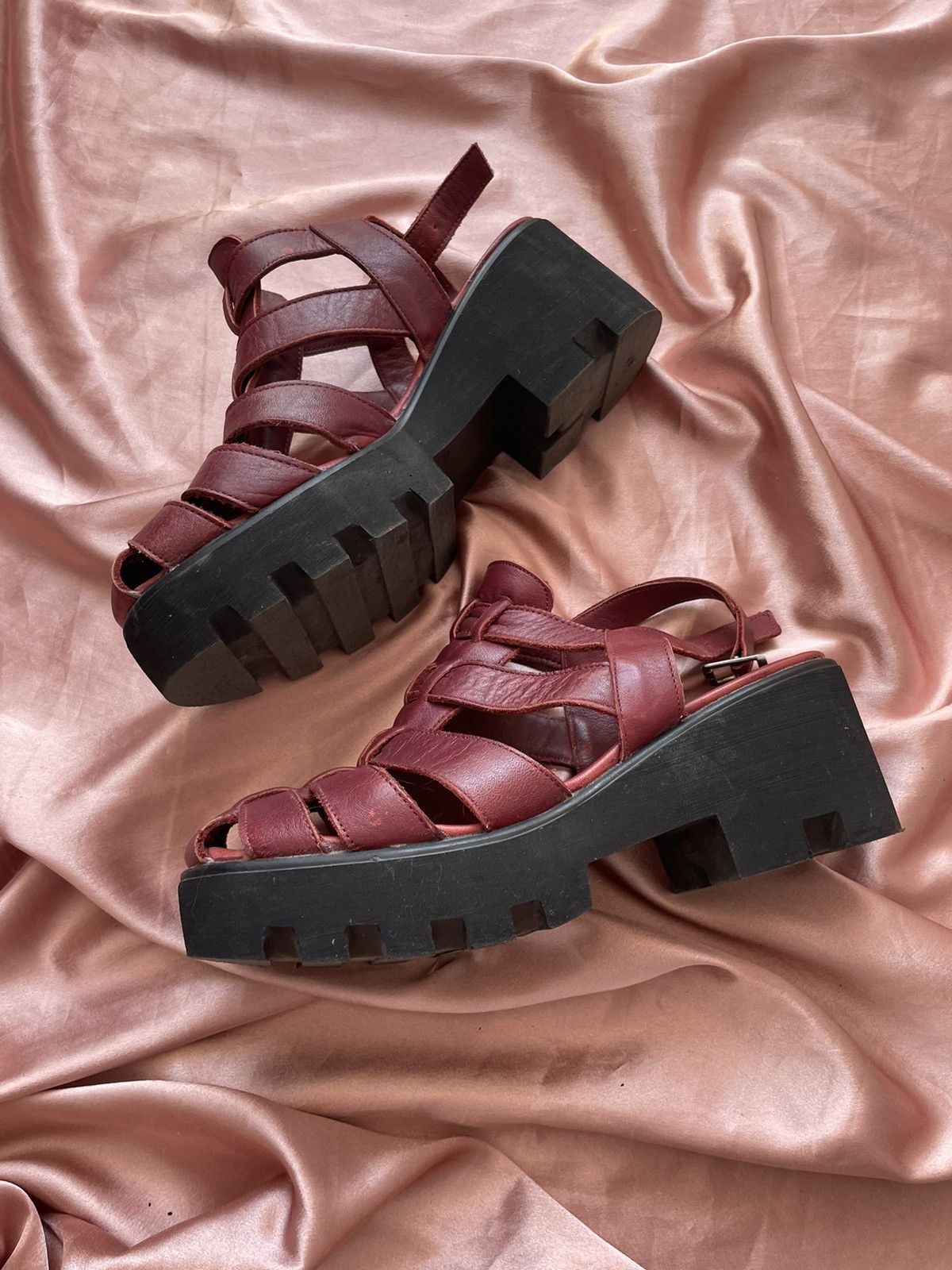 Vintage Vintage leather sandals Size US 8.5 / IT 38.5 - 10 Thumbnail