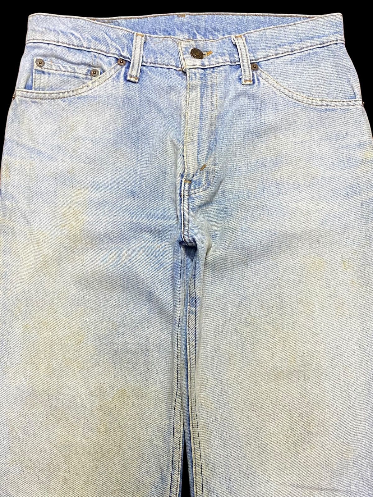 Levi's Vintage Levis 550 80/90s Faded Grunge Distressed Loose Jeans Size US 29 - 3 Thumbnail