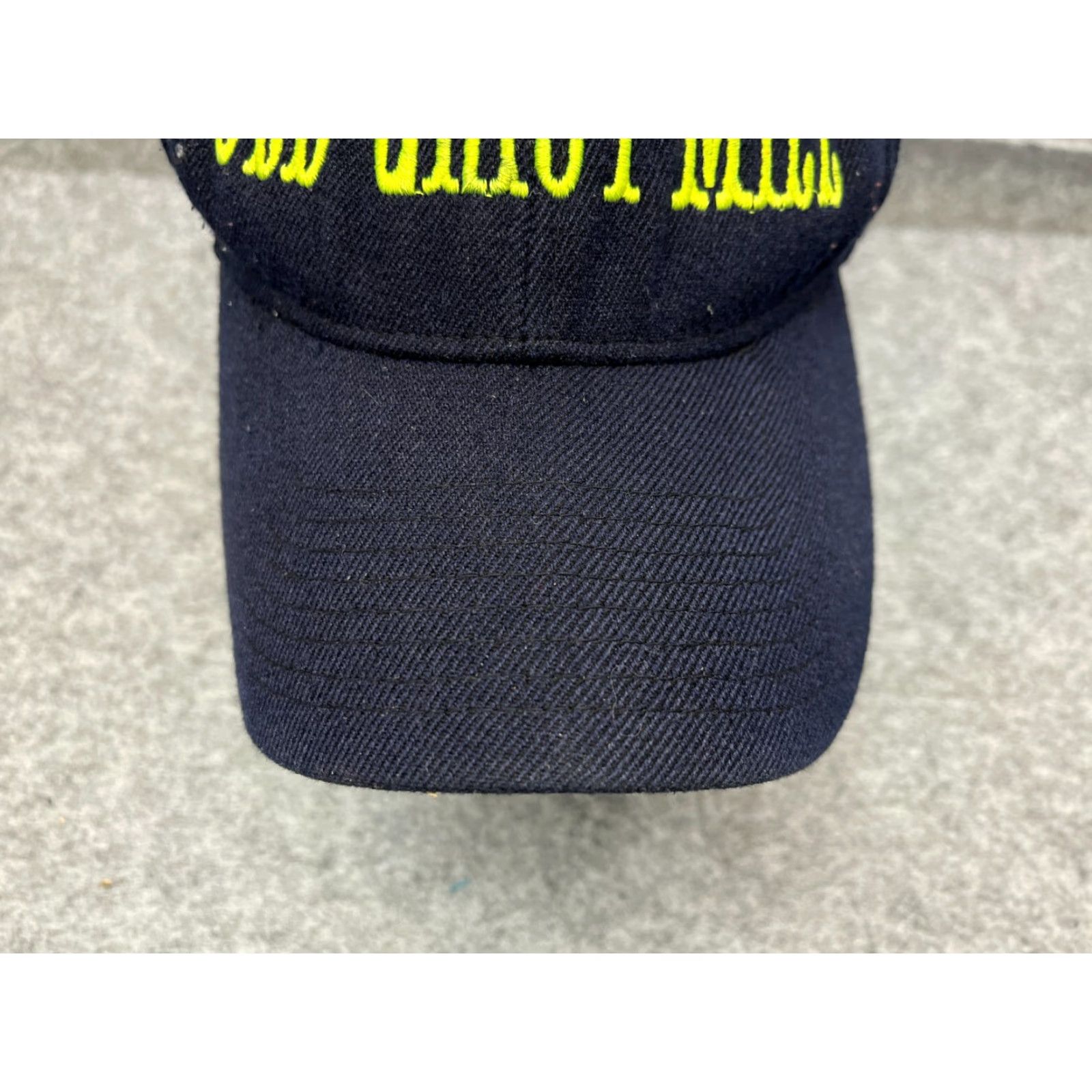 Zephyr VINTAGE Zephyr Hat Cap Baseball Adult XL Blue Knit Lightweight Stretch Bread Bakery Theme Mens Size ONE SIZE - 3 Thumbnail