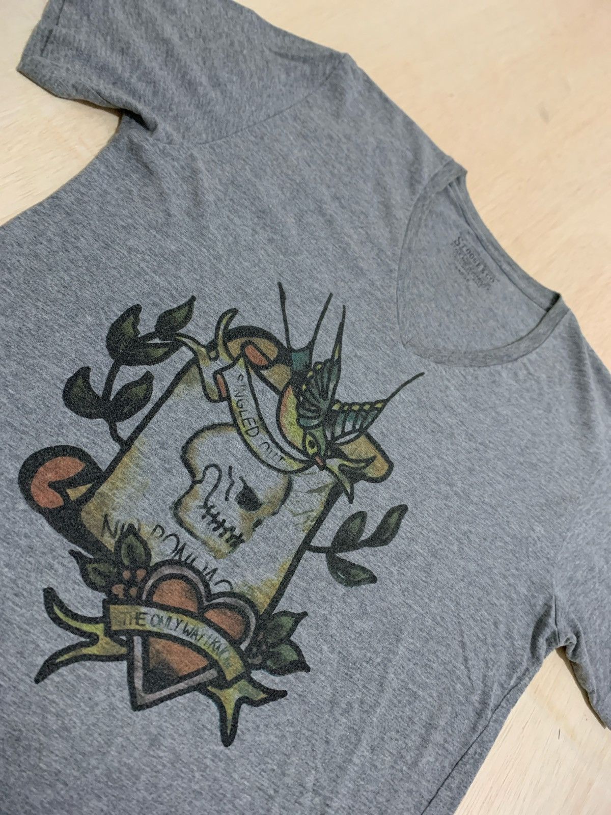 Hysteric Glamour × If Six Was Nine × Japanese Brand Stooge&Co Skull Poem Tshirt Size US M / EU 48-50 / 2 - 3 Thumbnail