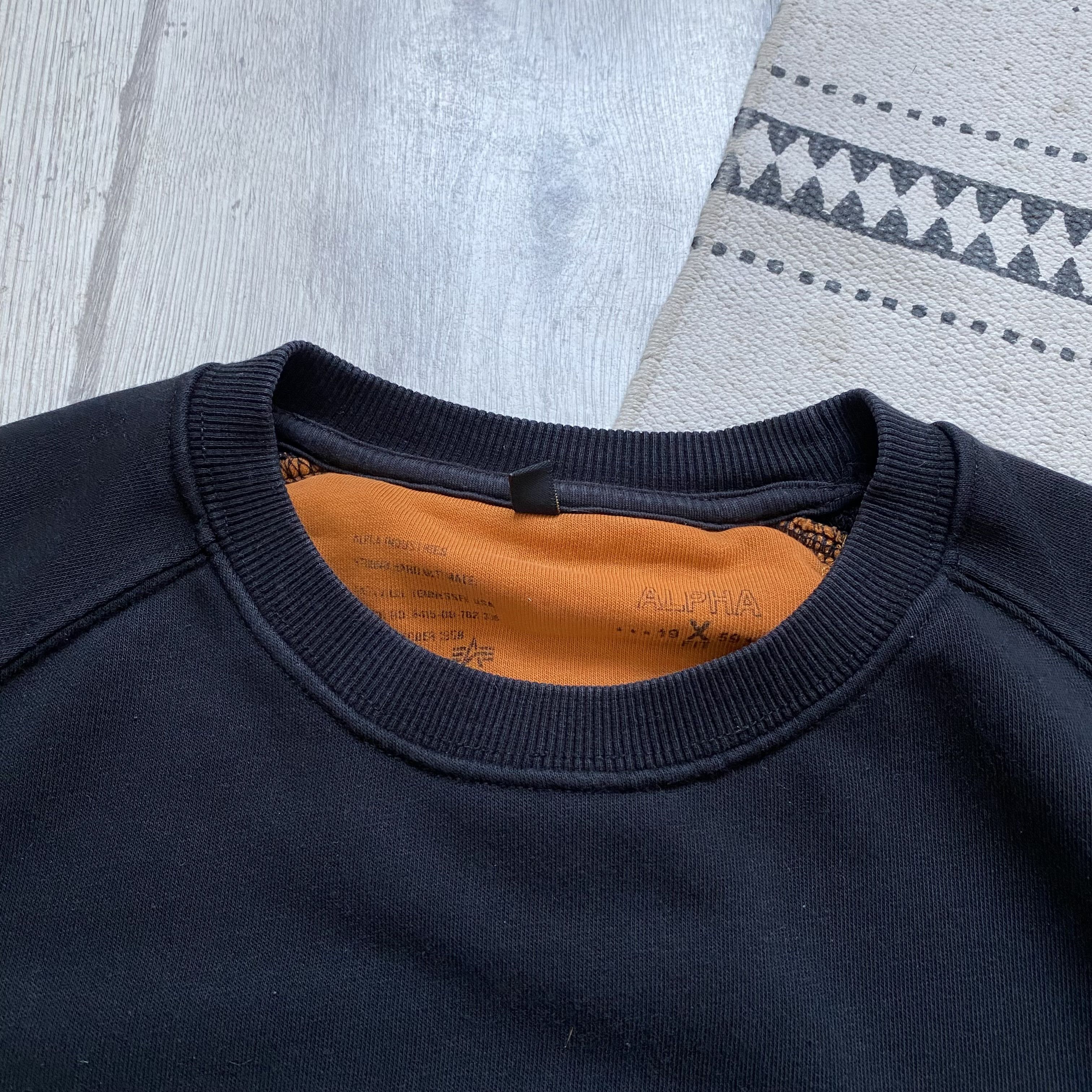 Alpha Industries ✈️ Vintage Alpha Industries Sweatshirt Pocket mini logo Size US L / EU 52-54 / 3 - 5 Thumbnail