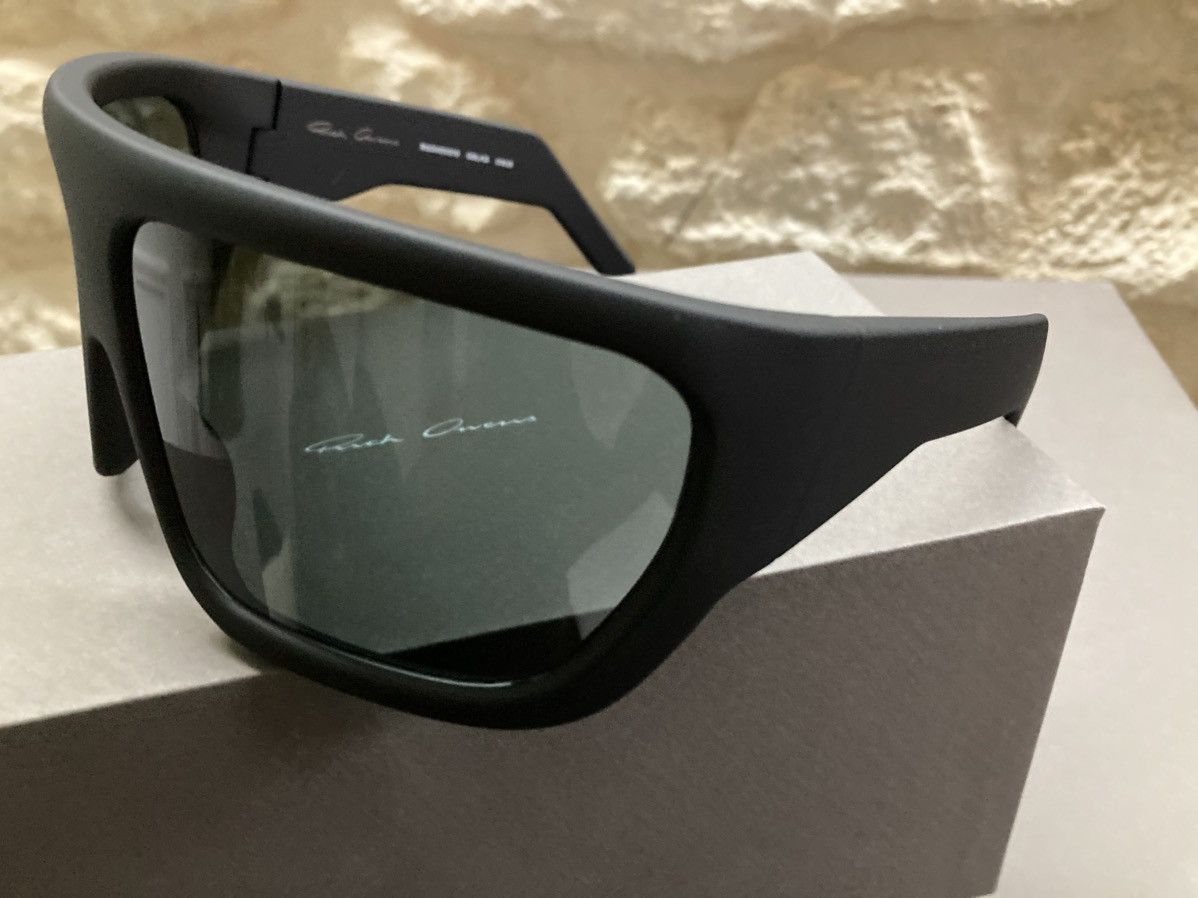 Rick Owens NEVER WORN/ Rick Owens Matt Black Davis Sunglasses Size ONE SIZE - 4 Thumbnail
