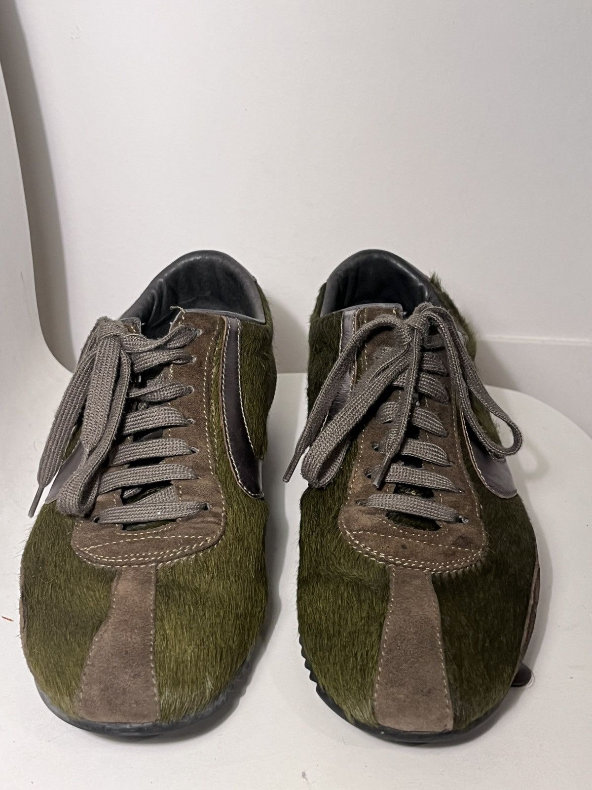 Other Valsport 1920 Italian Green Pony Hair Sneakers Size US 8 / EU 41 - 7 Thumbnail