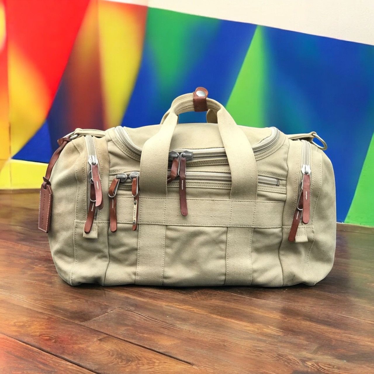 Luggage Label by Yoshida & Co Travel Canvas Bag