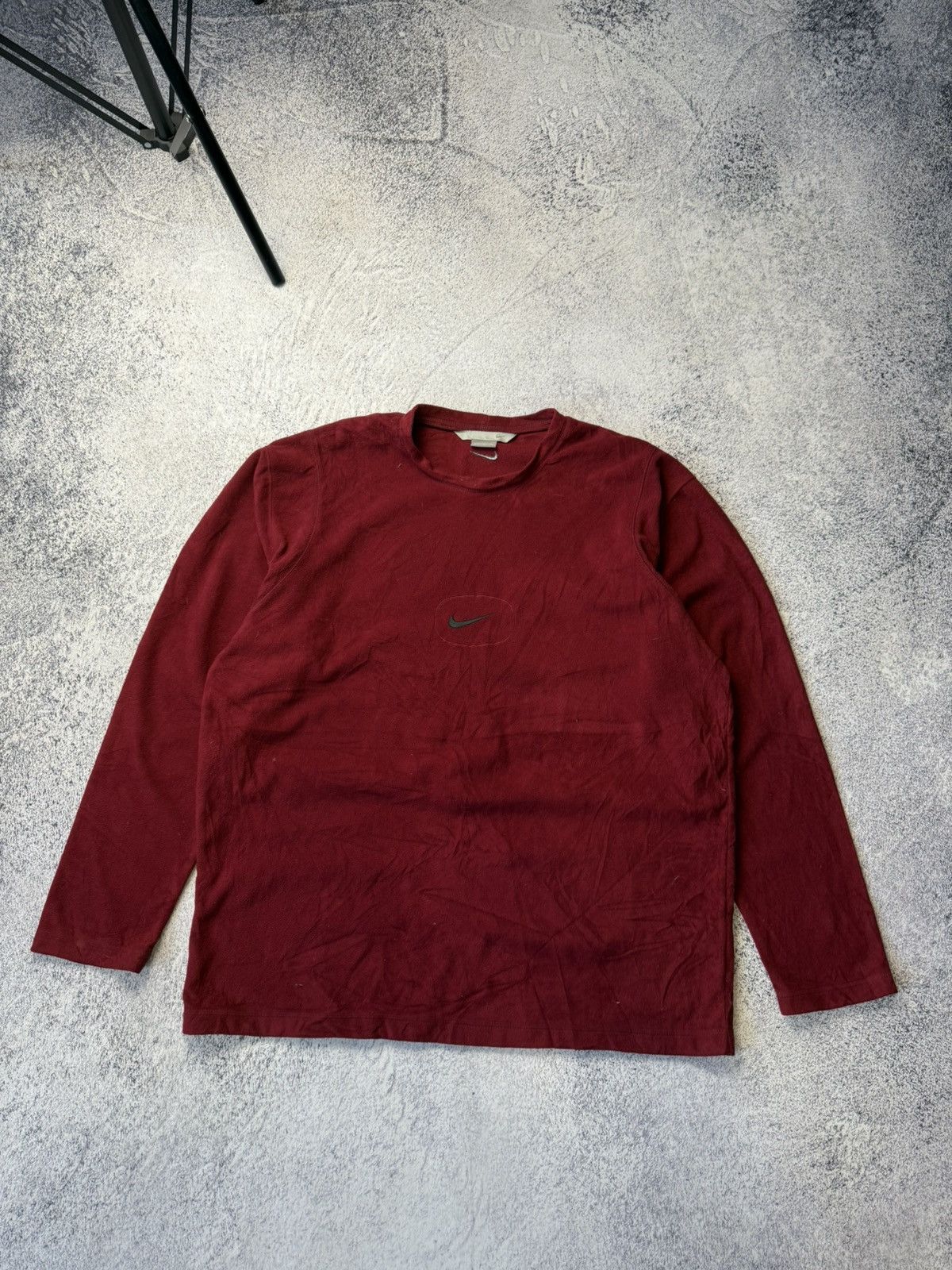 Nike Vintage Nike Fleece Big Logo 90s Sweatshirt Basic Swoosh Size US L / EU 52-54 / 3 - 1 Thumbnail