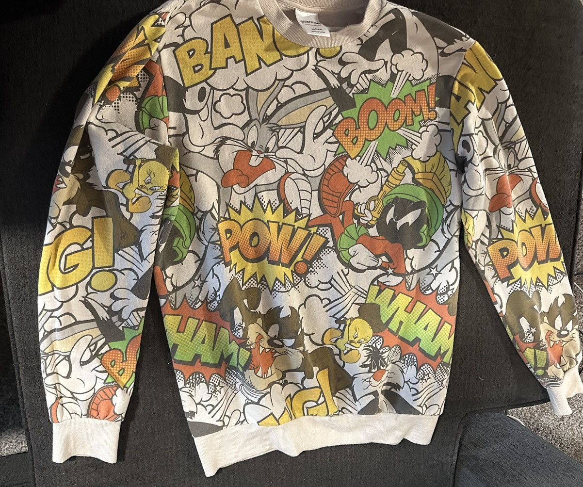 Other Vintage Looney Tunes all over sweatshirt L Size US L / EU 52-54 / 3 - 3 Thumbnail