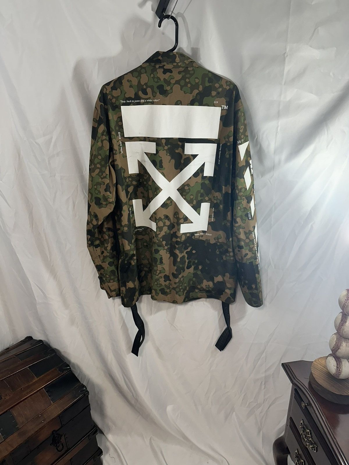 Off-White OFF WHITE CAMO JACKET Size US XL / EU 56 / 4 - 19 Thumbnail