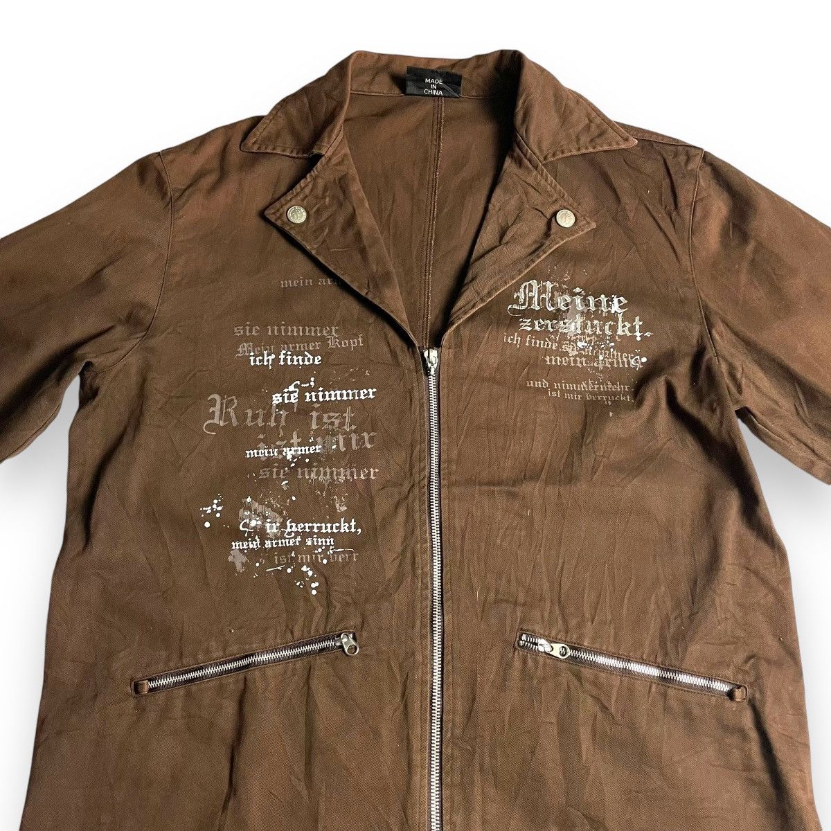 If Six Was Nine 🇯🇵 SLASH NUMBER POEM SEDITIONARIES PUNK JACKET Size US XL / EU 56 / 4 - 7 Thumbnail