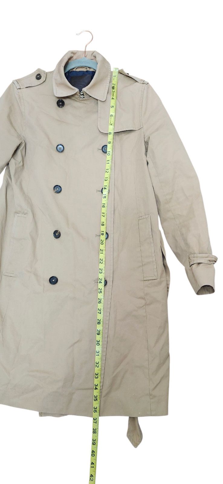 Massimo Dutti Massimo Dutti Women’s Trench Coat With Belt Brown Size M Size M / US 6-8 / IT 42-44 - 17 Thumbnail