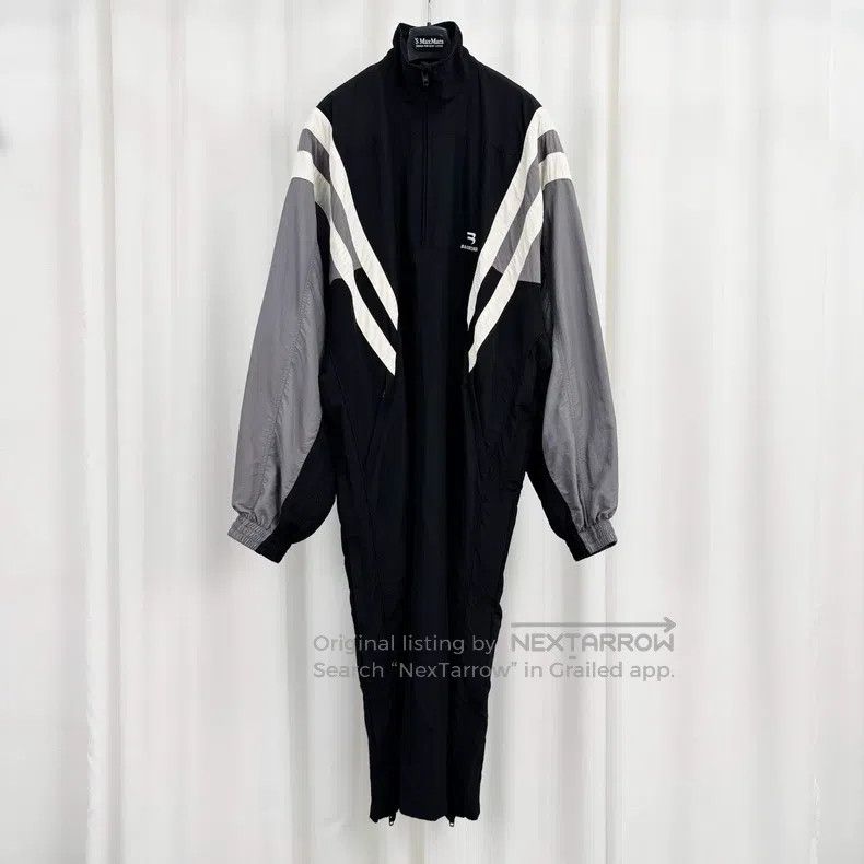 Balenciaga Balenciaga Embroidered Letter Double Hook Trench Coat Size US S / EU 44-46 / 1 - 1 Thumbnail