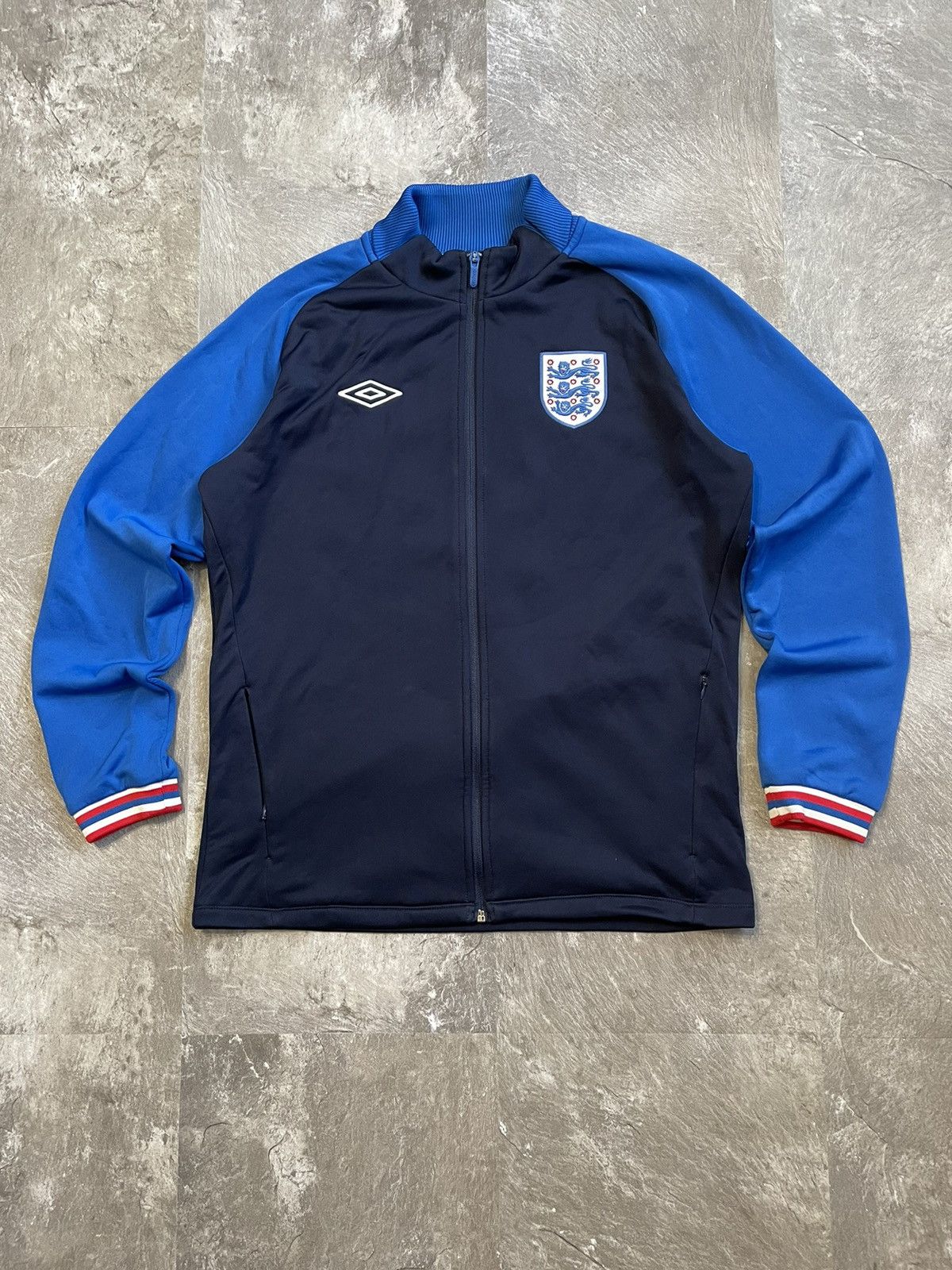 Umbro Vintage Umbro England Soccer Team Track Jacket Football Y2K Size US L / EU 52-54 / 3 - 2 Thumbnail