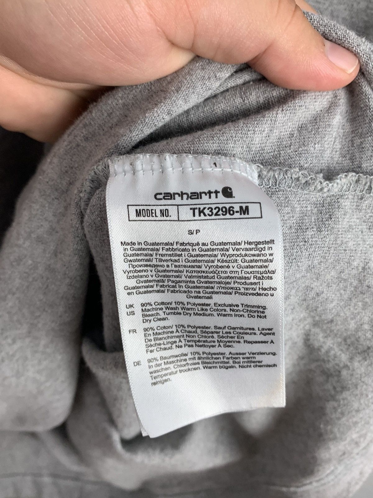 Carhartt Cargartt T-Shirt Gray Pocket Tee Size:S Size US S / EU 44-46 / 1 - 8 Thumbnail