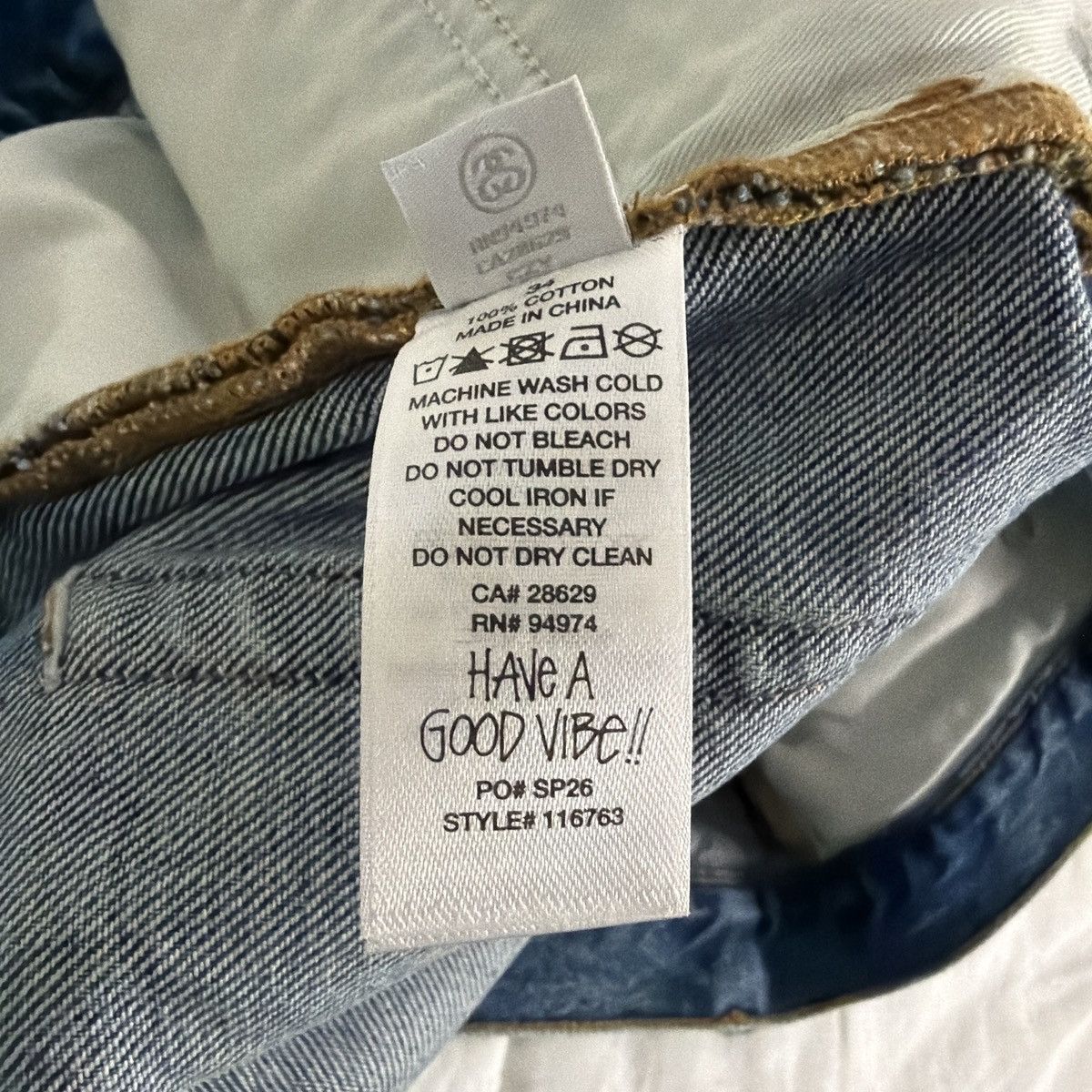 Stussy Stussy Slim Ol Jean stone washed indigo Size US 34 / EU 50 - 7 Thumbnail