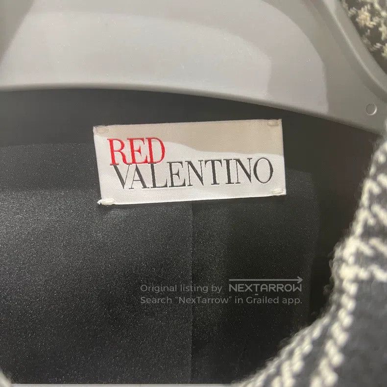 Valentino Valentino Black and white plaid short coat Size S / US 4 / IT 40 - 2 Thumbnail