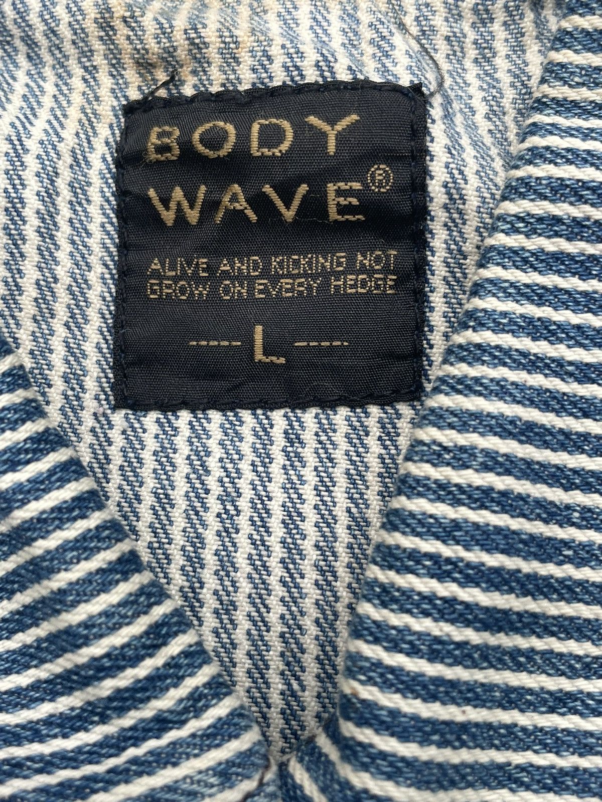 Japanese Brand Body Wave Hickory Chore Jacket Size US XL / EU 56 / 4 - 16 Thumbnail
