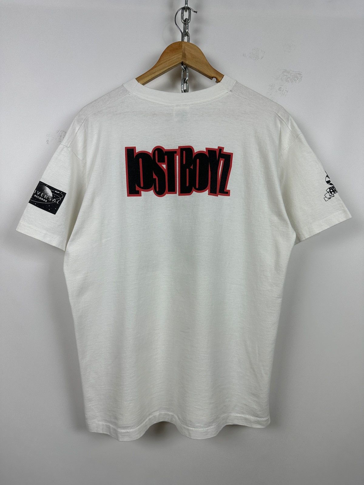 Band Tees 1997 Vintage Lost Boyz Love, Peace & Nappiness Band T-Shirt Size US XL / EU 56 / 4 - 2 Thumbnail