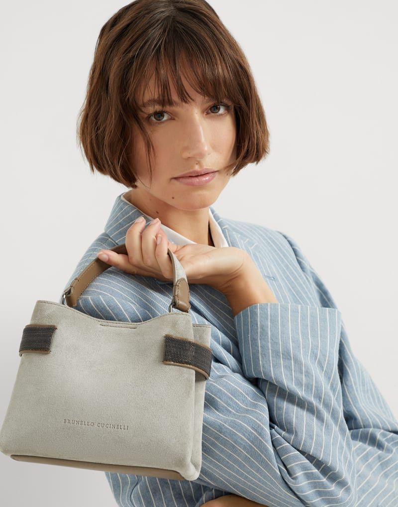 Brunello Cucinelli o1la1rc1a0425 Shoulder Strap Bag in Taupe Size ONE SIZE - 5 Thumbnail