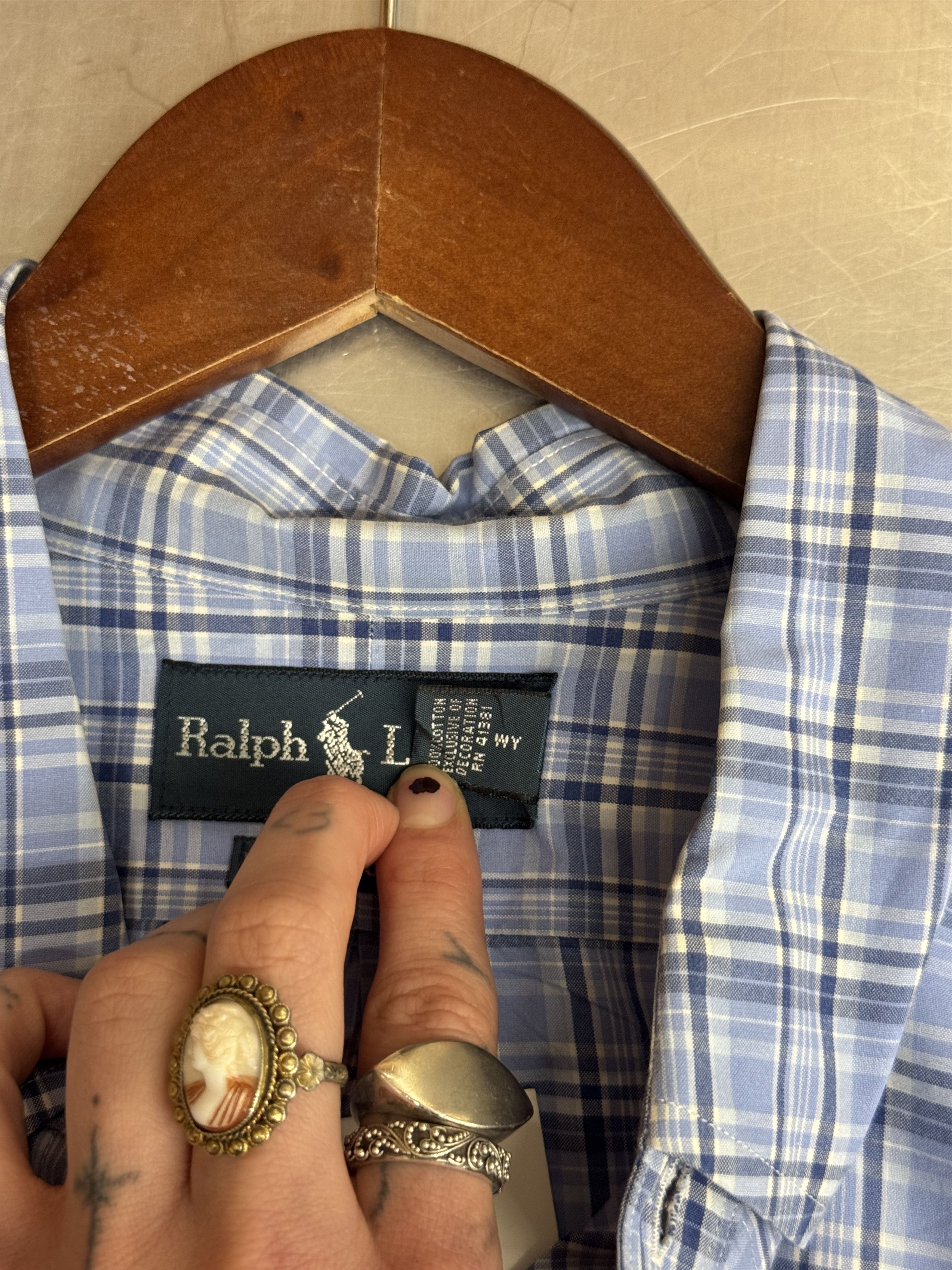 Ralph Lauren Vintage RL Button Up Size US XL / EU 56 / 4 - 4 Thumbnail