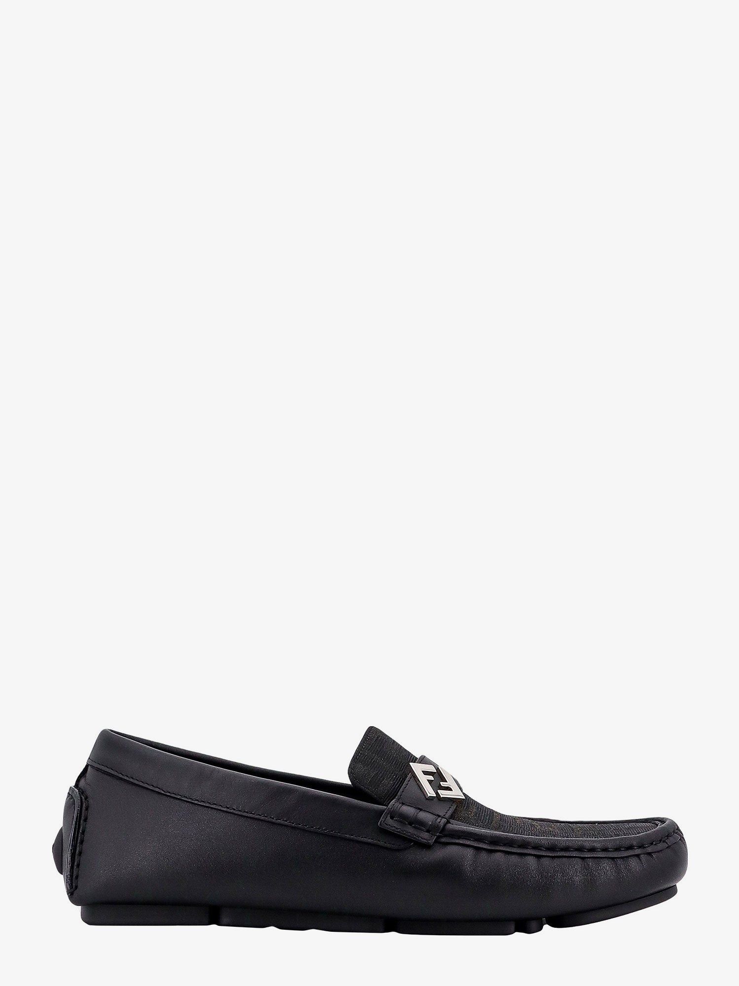 Fendi Leather And Canvas Loafers Size US 8.5 / EU 41-42 - 1 Thumbnail