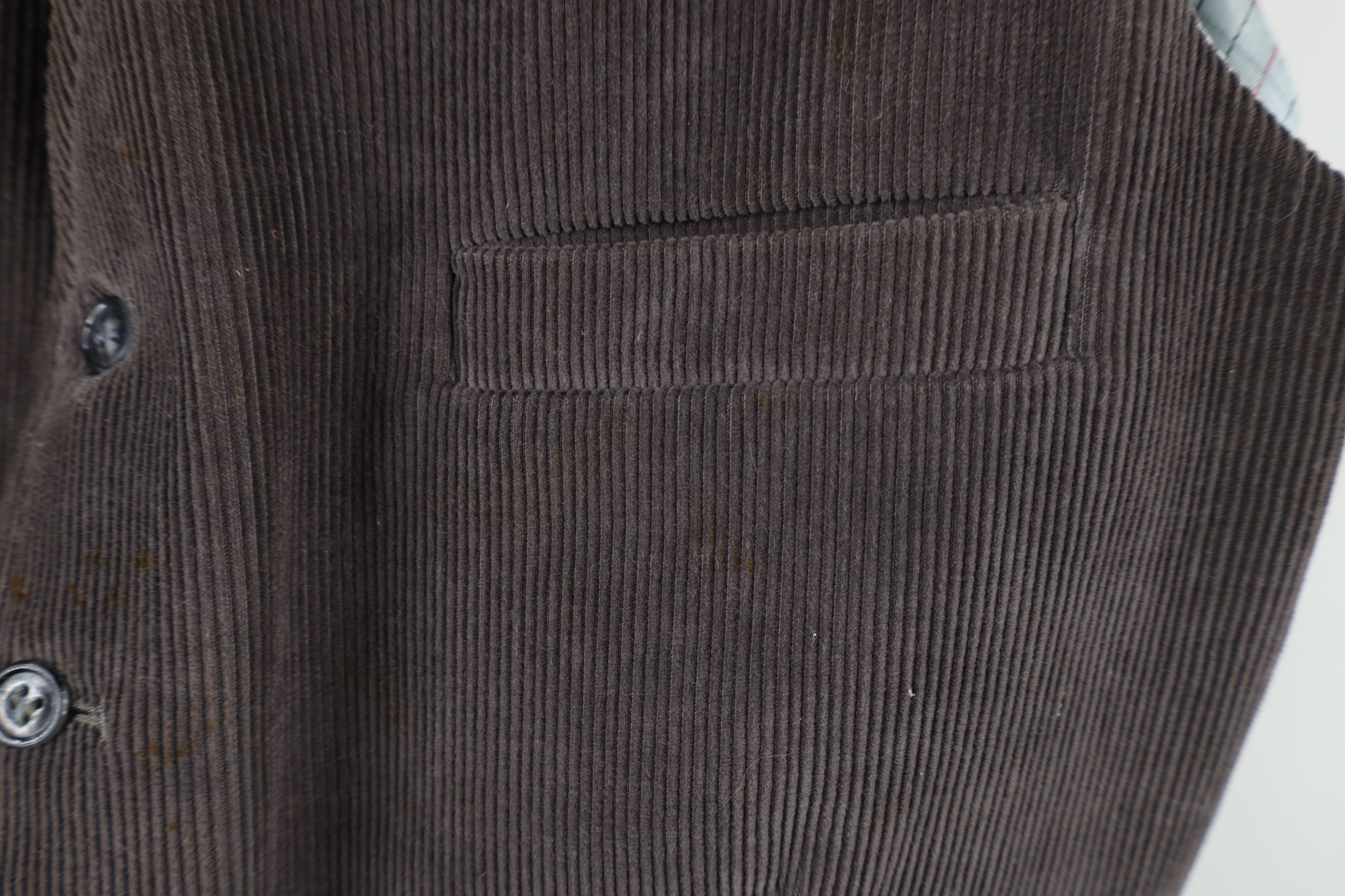 Vintage Vintage 70s Streetwear Buckle Corduroy Suit Vest Jacket USA Size US M / EU 48-50 / 2 - 7 Thumbnail