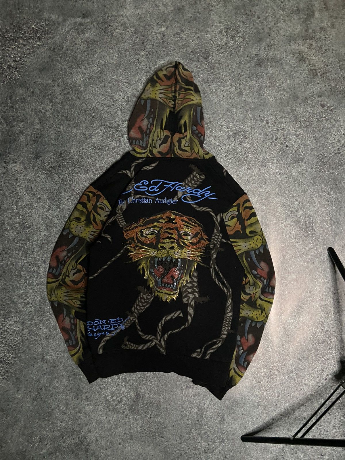 Christian Audigier × Ed Hardy Zip hoodie ED HARDY Size US M / EU 48-50 / 2 - 2 Thumbnail
