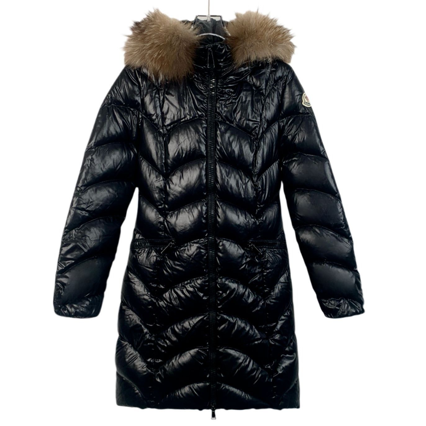 Puffer Coat Moncler Albizia Black Moncler Black Down Puffer Coat