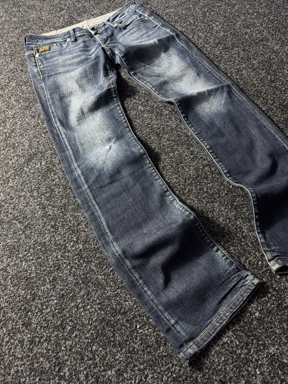 G-Star × Vintage Vintage 90s G-Star Raw Denim Jeans Pants Baggy Size 30" / US 8 / IT 44 - 2 Thumbnail