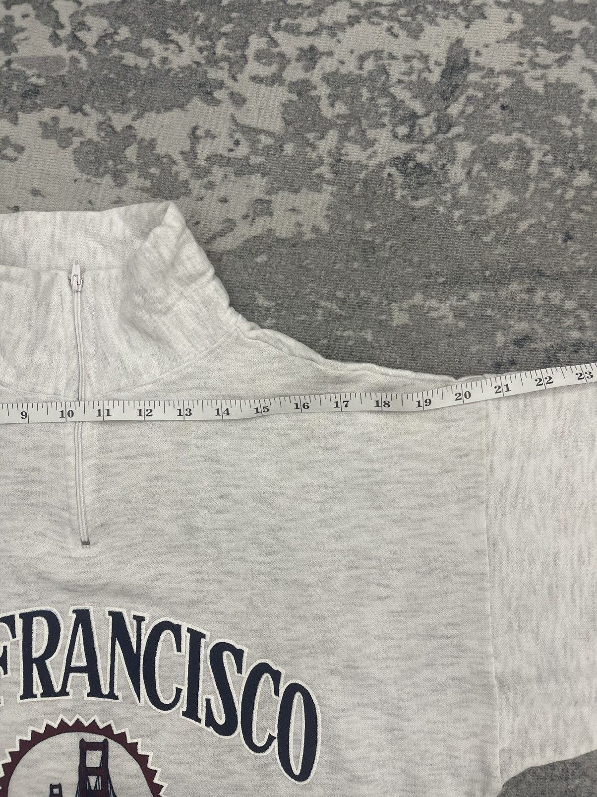 NFL Vintage San Francisco Quarter Zipper Sweatshirt s8 Size US M / EU 48-50 / 2 - 9 Thumbnail