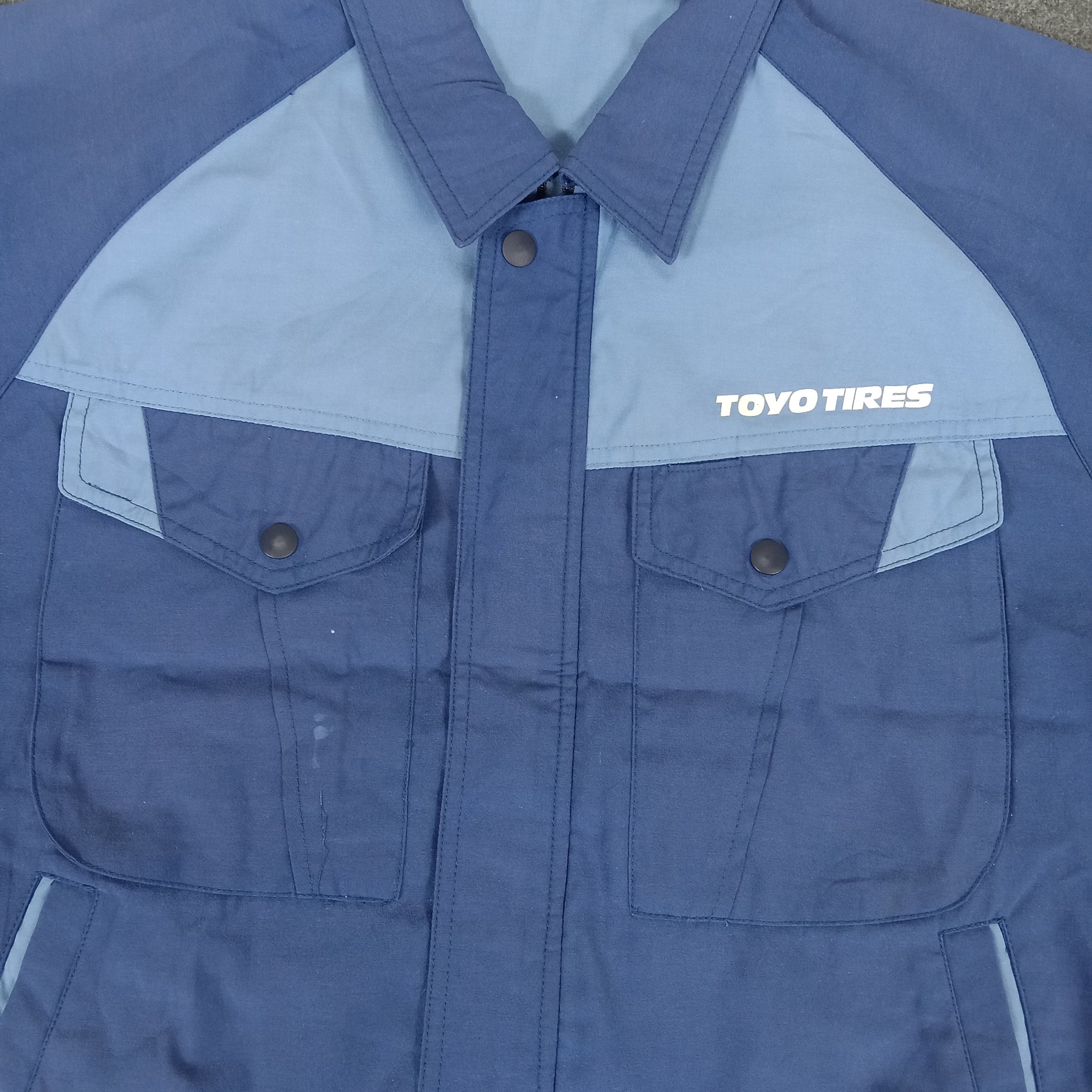 Vintage Toyo Tires Racing Team Uniform Shirt Jacket Size US M / EU 48-50 / 2 - 2 Thumbnail