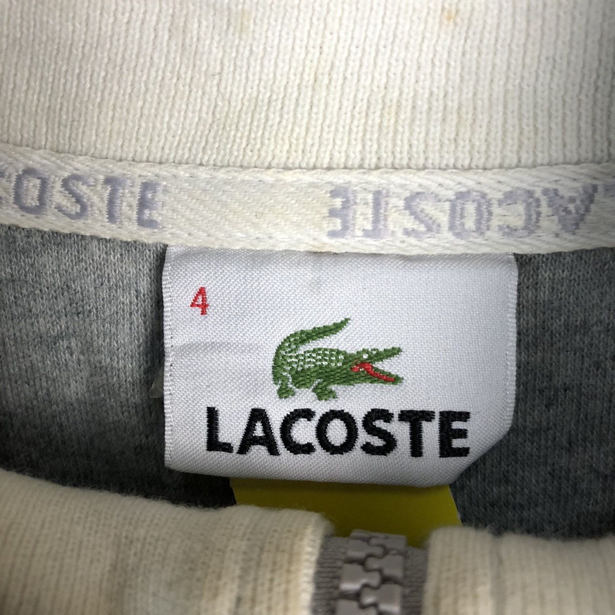 Lacoste Lacoste vintage streetwear Grey sweater #A407 Size US L / EU 52-54 / 3 - 10 Thumbnail