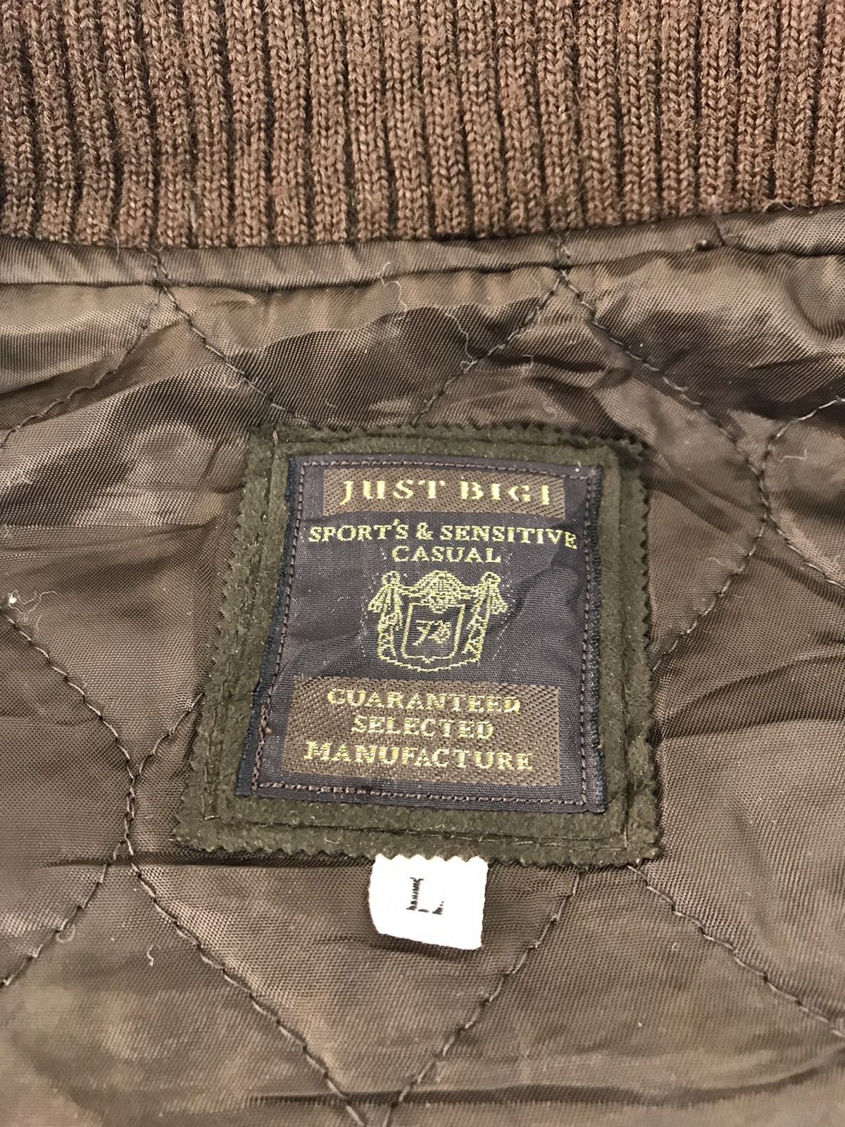 BIGI Vtg Just Bigi Superior Varsity Jacket Leather Sleeve Padded Size US L / EU 52-54 / 3 - 6 Thumbnail