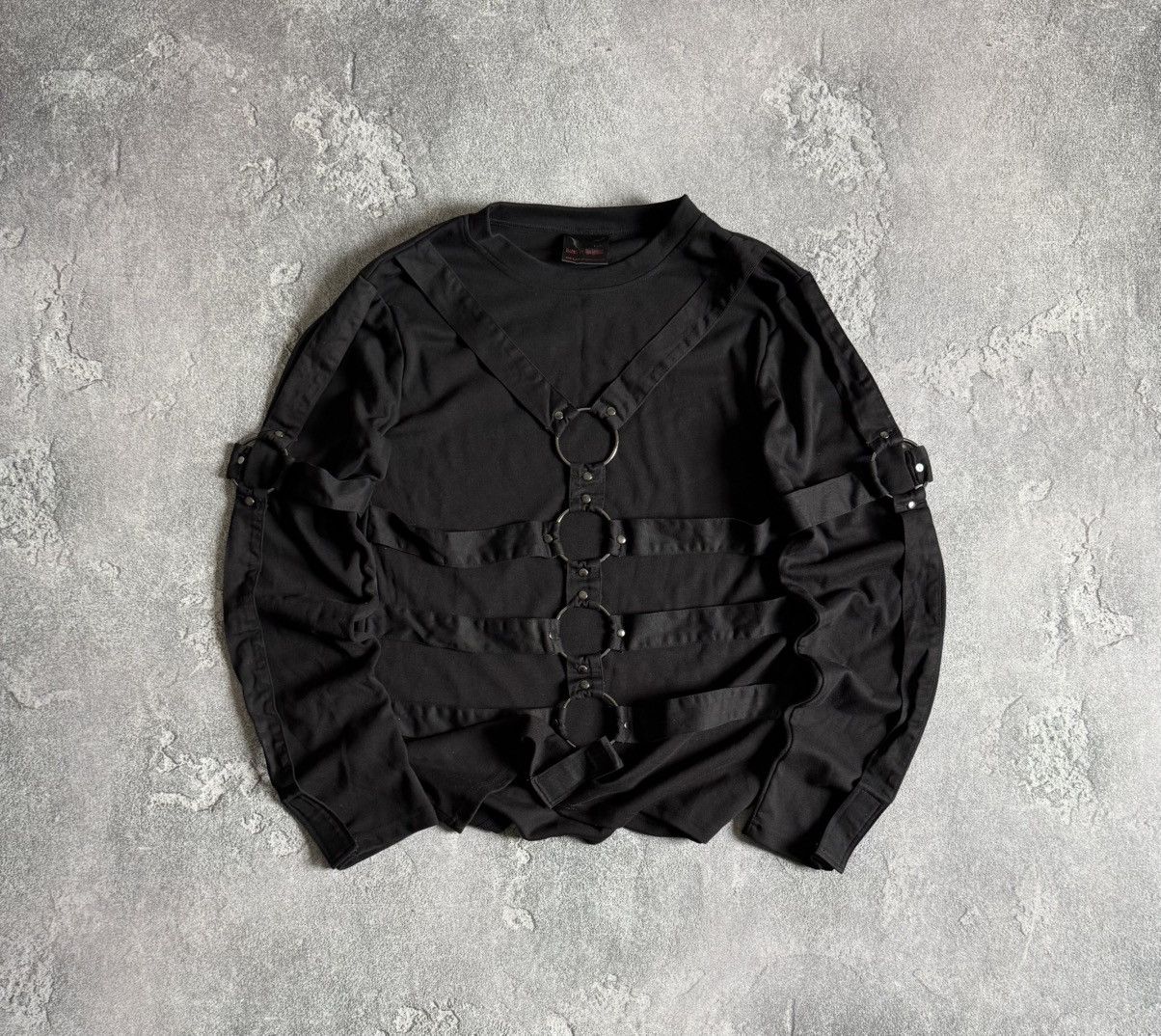 Queen of darkness L bondage long sleeve sweatshirt Y2K 90s