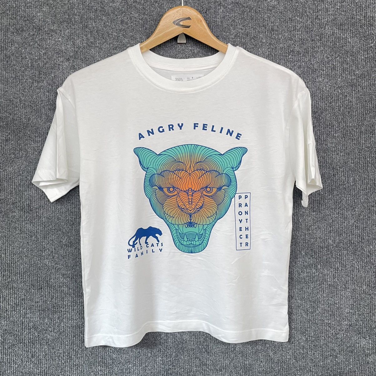 Zara Proyect Panther Crop T Shirt Size US S / EU 44-46 / 1 - 1 Thumbnail