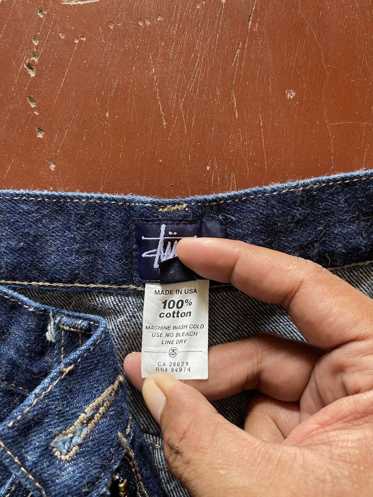 Stussy VINTAGE STUSSY DENIM SHORTS Size US 28 / EU 44 - 10 Thumbnail