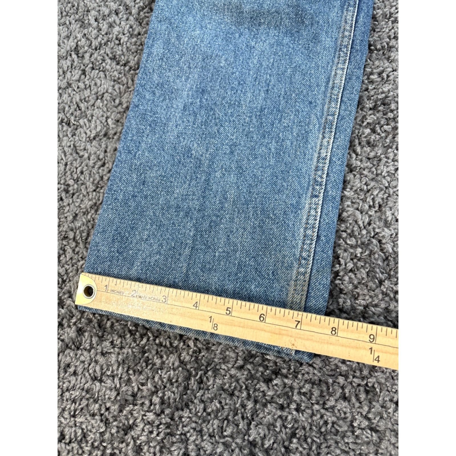 Calvin Klein VINTAGE Calvin Klein Jeans Size 31x28 Regular Men Blue Stone Wash Easy Fit Straight 31 28 Mens Jeans Size US 31 - 3 Thumbnail