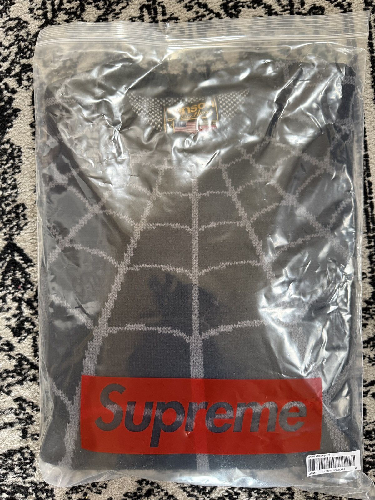 Supreme Supreme Vanson Leathers Spider-Man Sweater XL Size US XL / EU 56 / 4 - 1 Thumbnail