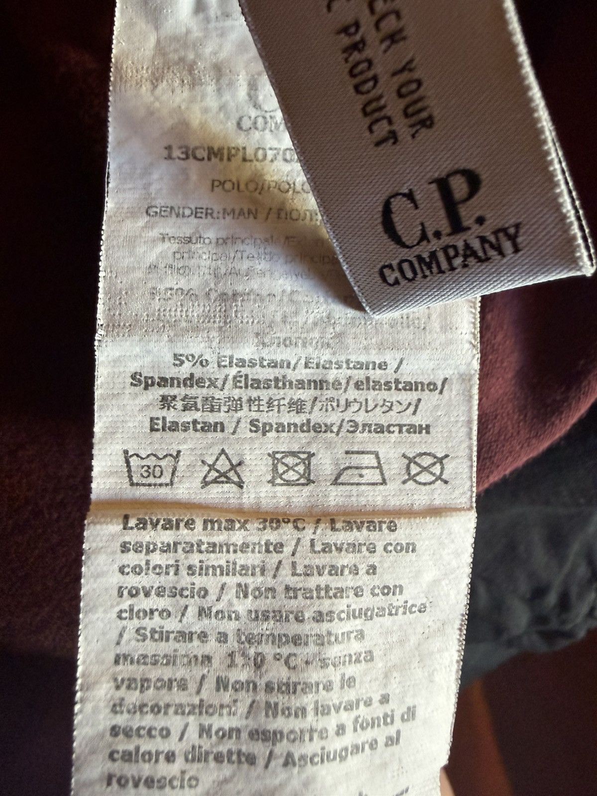 C.P. Company C.P. Company long sleeve polo Size US L / EU 52-54 / 3 - 4 Thumbnail