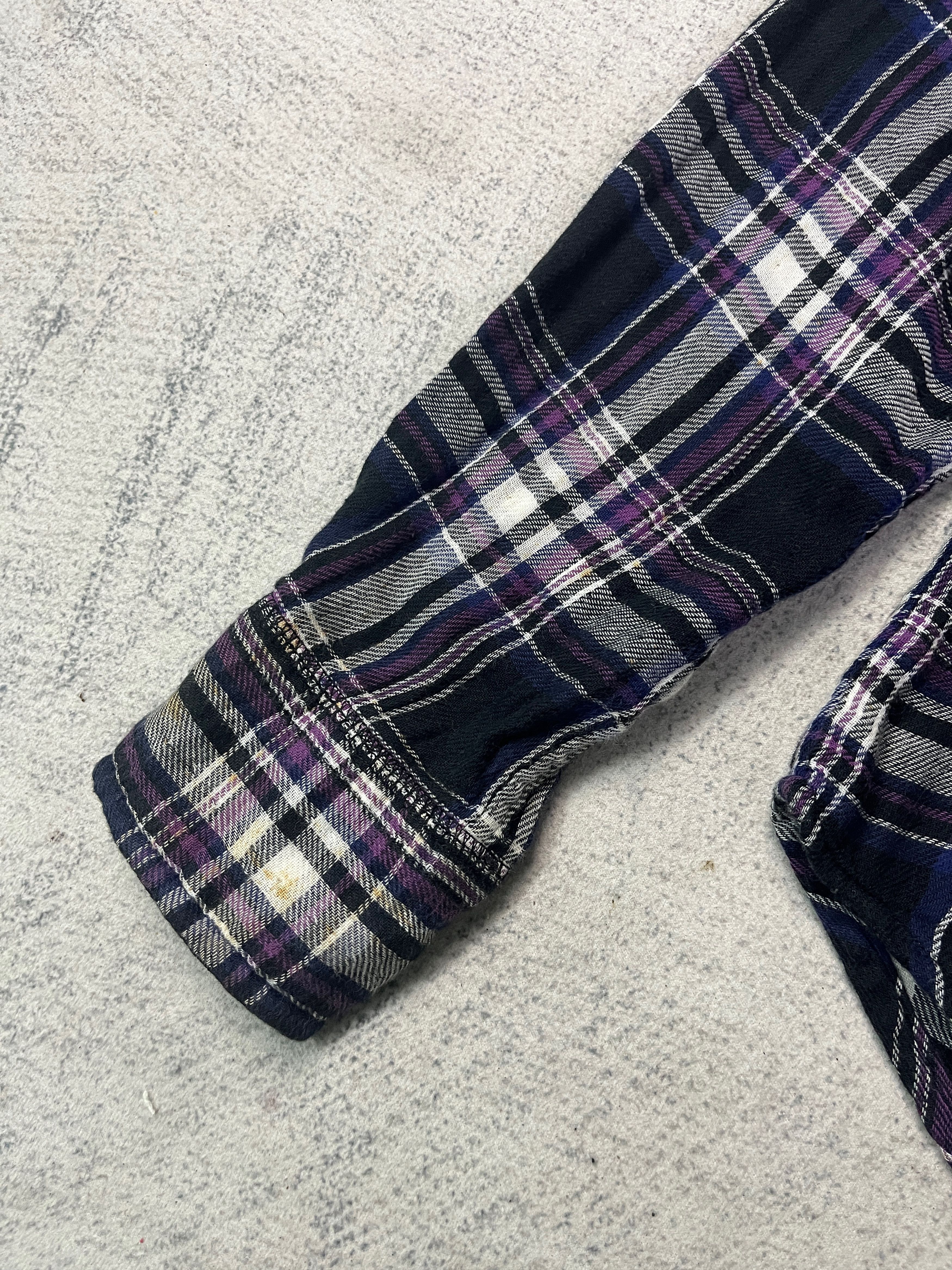 Japanese Brand PPFM Checkered Shirt Button Up Hoodie Size M / US 6-8 / IT 42-44 - 12 Thumbnail