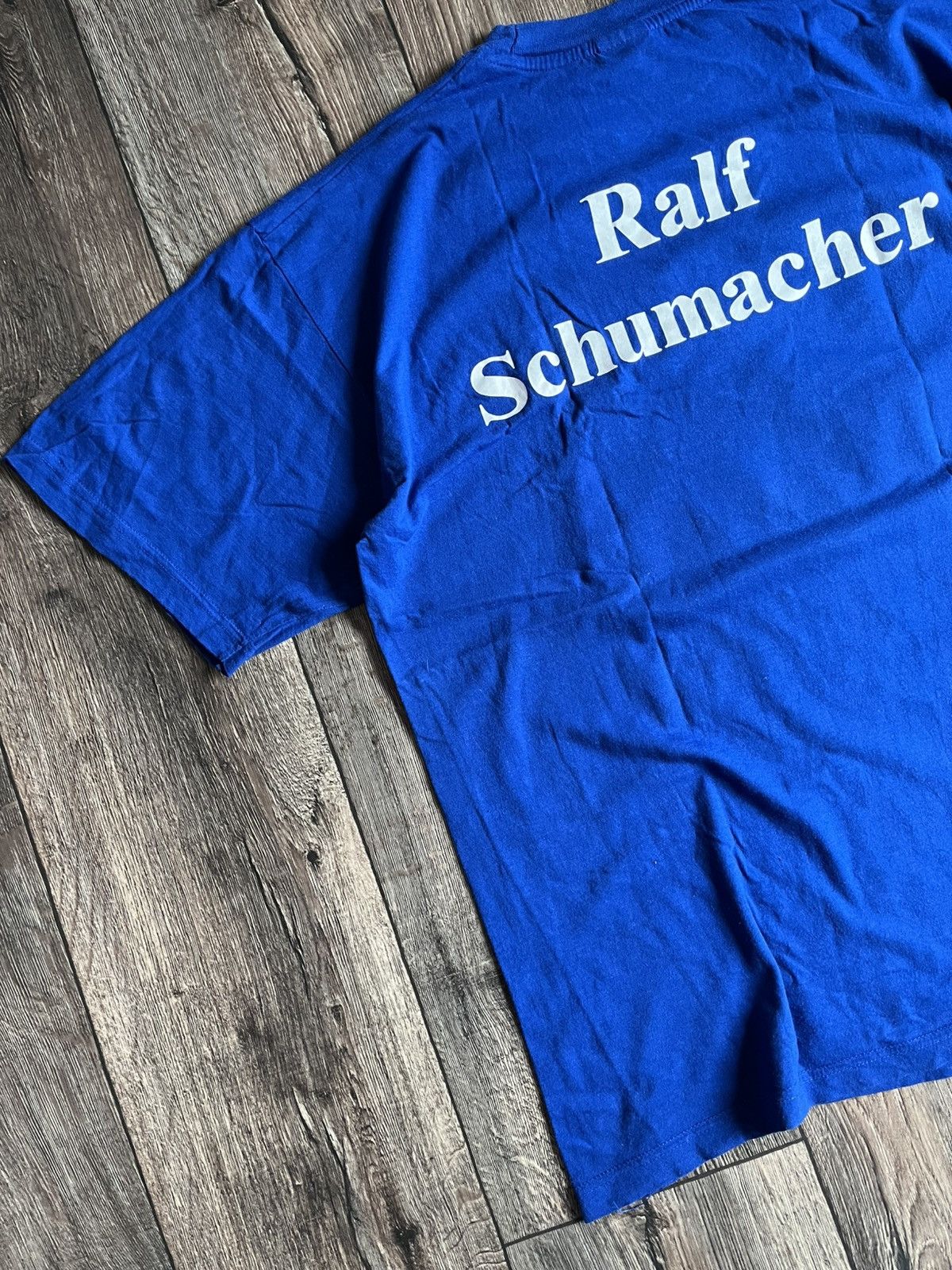 Formula 1 × Vintage Vintage 90s Ralf Schumacher BMW Williams F1 Racing Team Tee Size US XXL / EU 58 / 5 - 12 Thumbnail