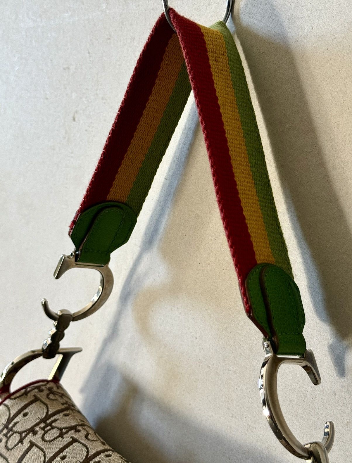 Dior Rare Dior - John Galliano - 2004 - Rasta Saddle Bag Size ONE SIZE - 3 Thumbnail