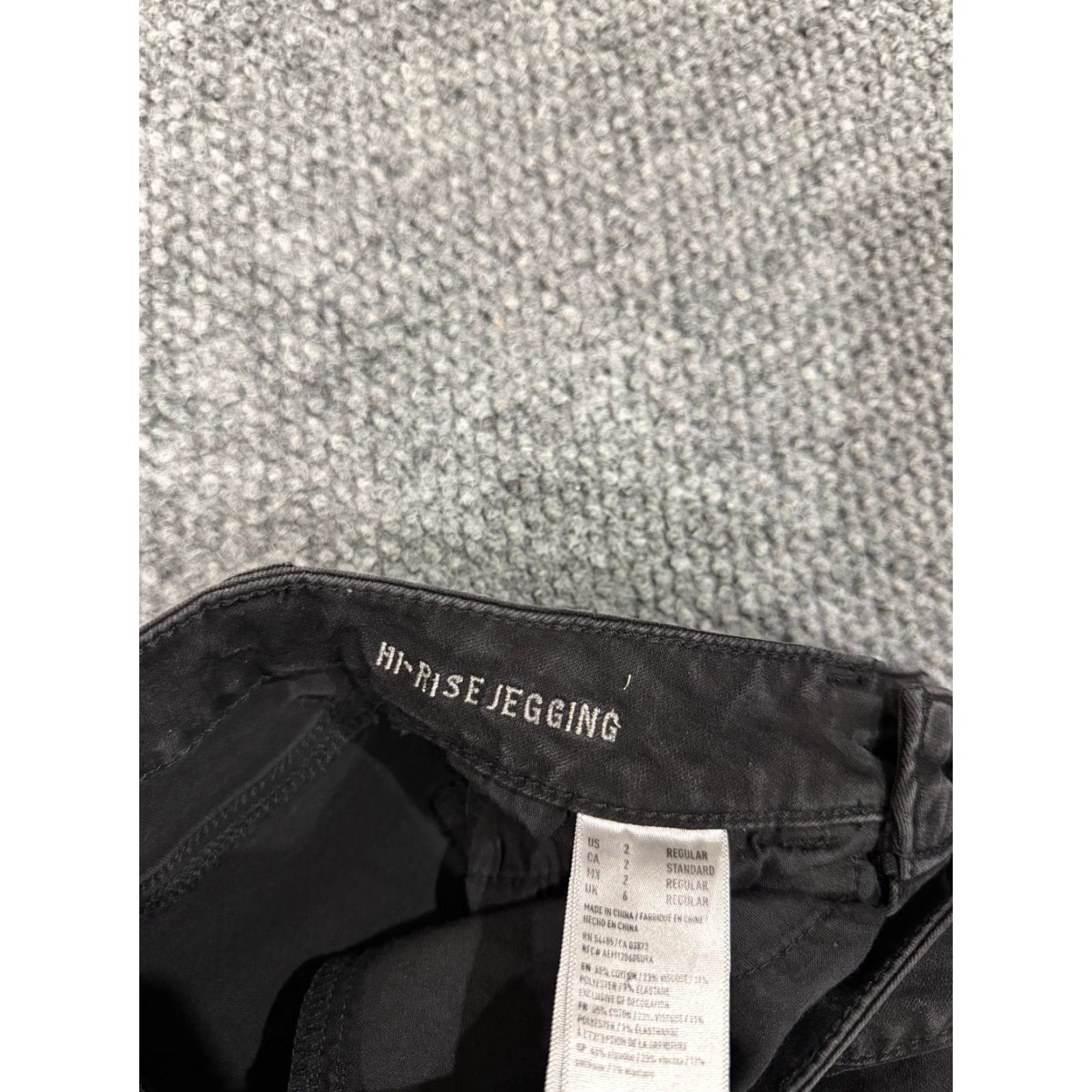 American Eagle Outfitters American Eagle Outfitters Jeans Womens 2 Black High Rise Jegging Distressed Stretch Skinny Size 26" / US 2 / IT 38 - 5 Thumbnail