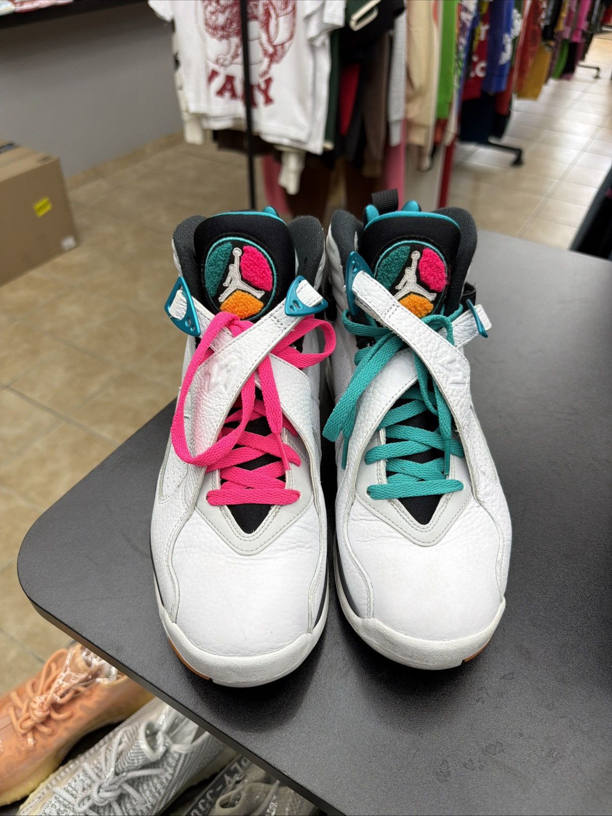 Jordan Brand Nike Air Jordan 8 Retro South Beach OG VIII 305381–113 Size US 9.5 / EU 42-43 - 11 Thumbnail