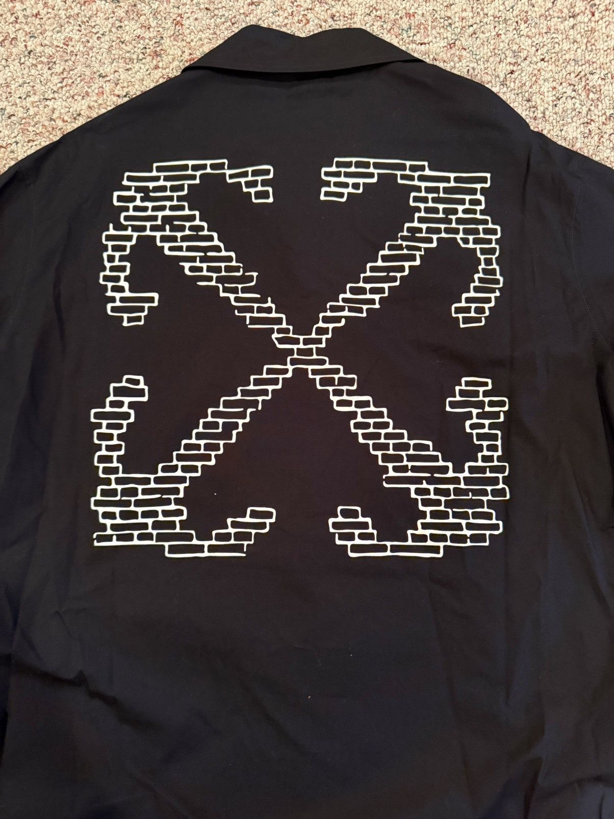 Off-White Off-White Brick Arrows Black Button Up Shirt Oversized Size US M / EU 48-50 / 2 - 4 Thumbnail