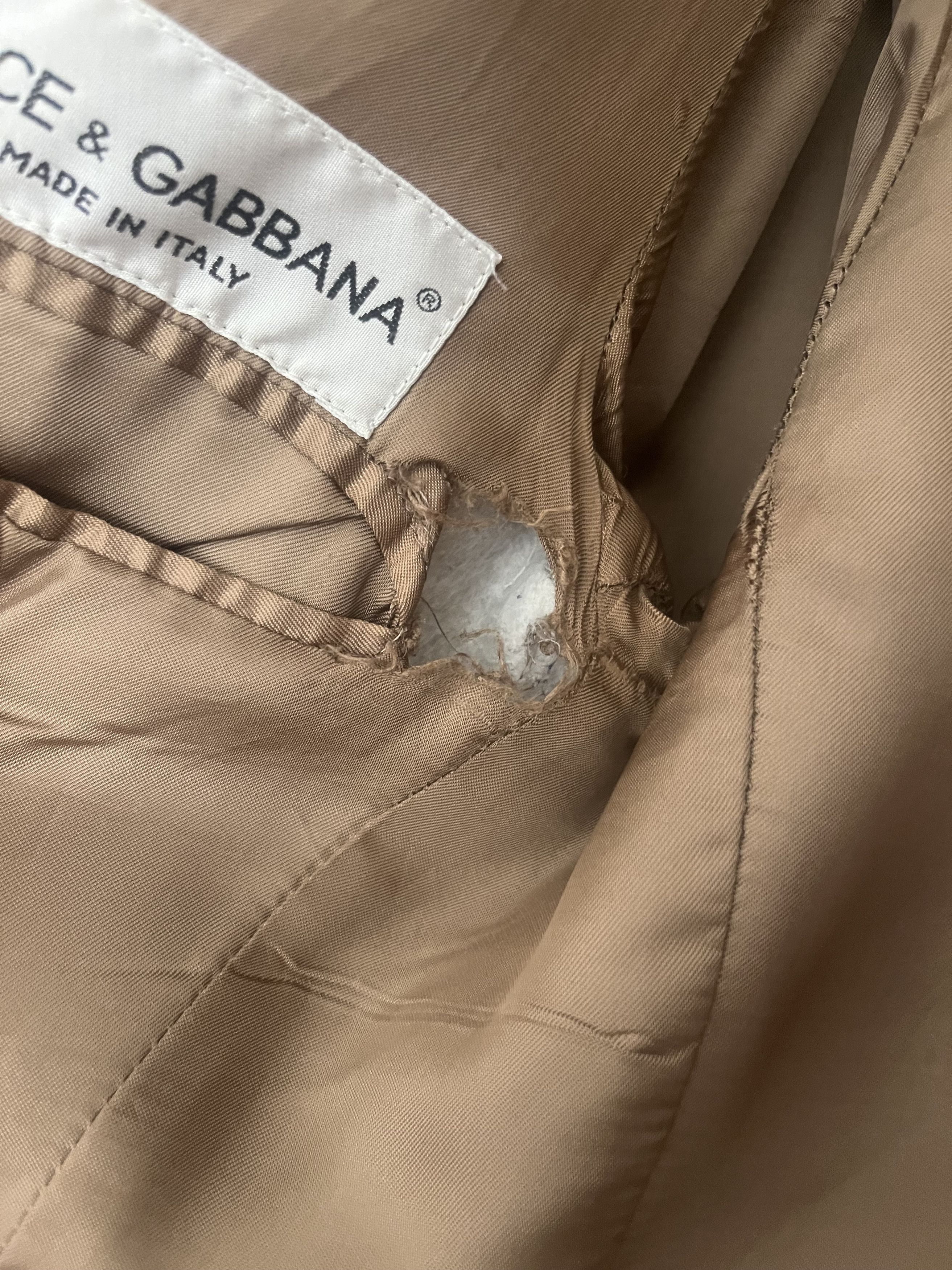 Dolce & Gabbana Dolce & Gabbana Archival FW93 Runway Wool Jacket Tupac Size 48L - 7 Thumbnail
