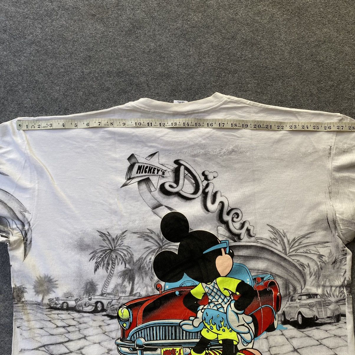 Band Tees Vintage Mickey Mouse Disney all over print shirt Size US XL / EU 56 / 4 - 8 Thumbnail