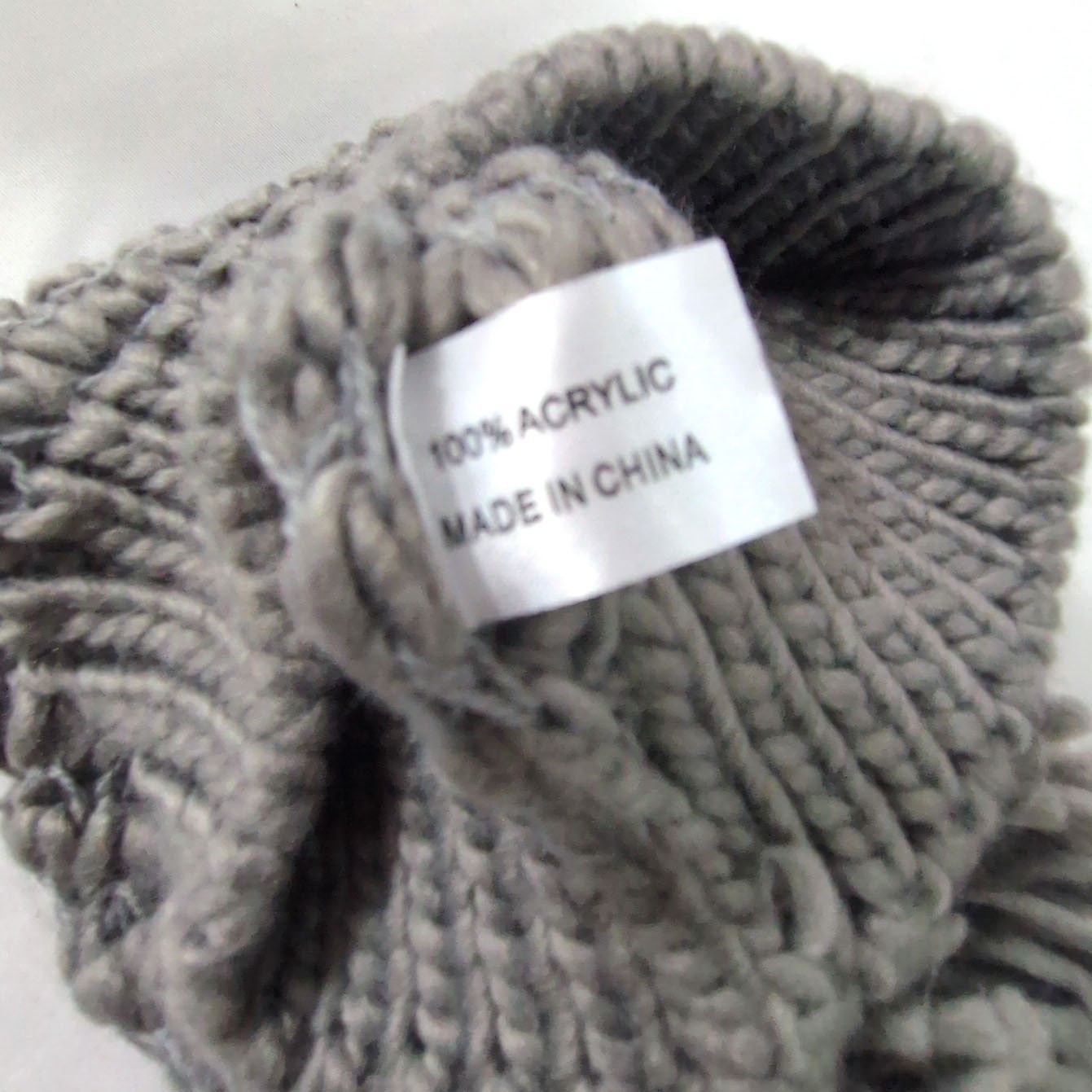 NEFF NWT NEFF Eifel-t Chunky Knit Slouch Pom Beanie Winter Hat Size ONE SIZE - 5 Thumbnail
