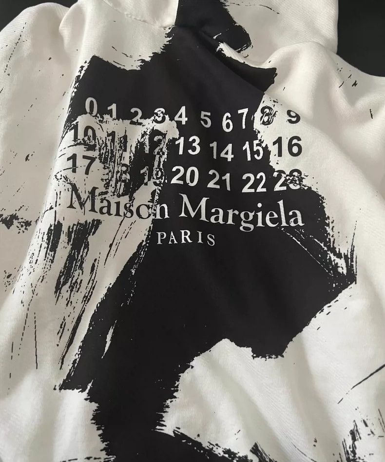 Maison Margiela Maison Margiela Ink Splatter Hoodie - dmc Size US L / EU 52-54 / 3 - 1 Thumbnail